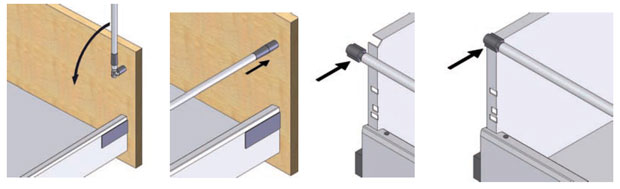 How To Fix The Front Onto A Pan Drawer Diy Kitchens Advice