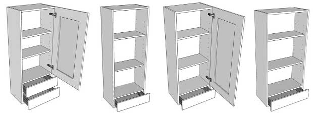 Worktop dresser unit examples