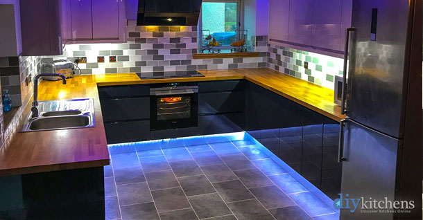 How to use LED strip lighting under integrated appliances ...