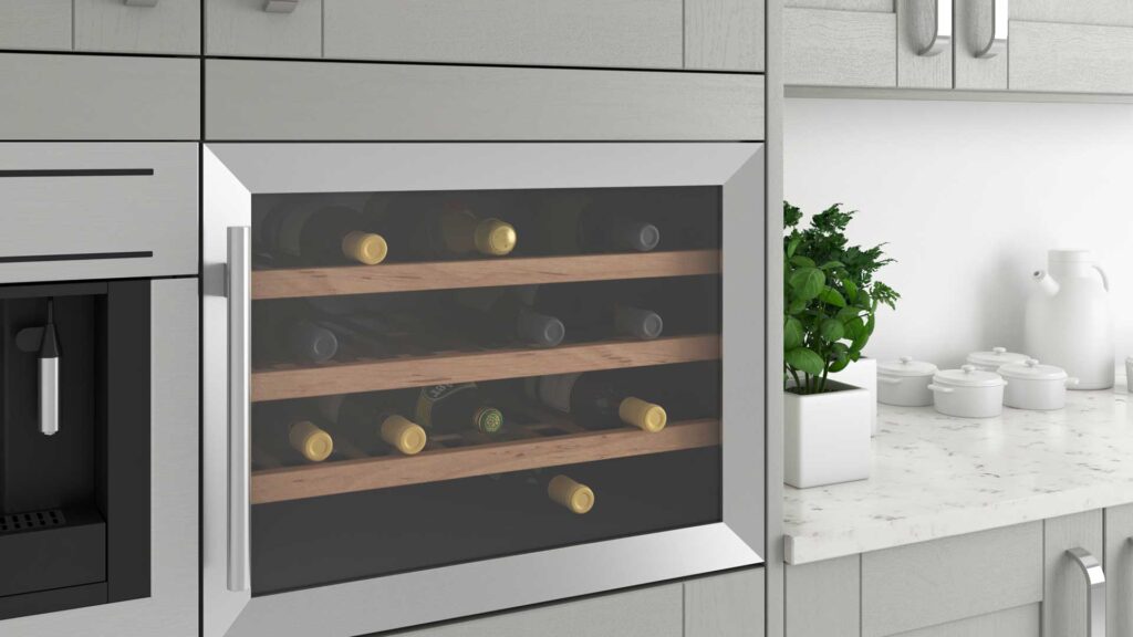 Built in wine cooler